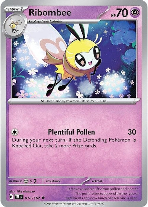 Ribombee (076/162) [Scarlet & Violet: Temporal Forces] Reverse Holofoil