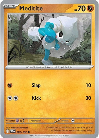 Meditite (082/162) [Scarlet & Violet: Temporal Forces] Reverse Holofoil