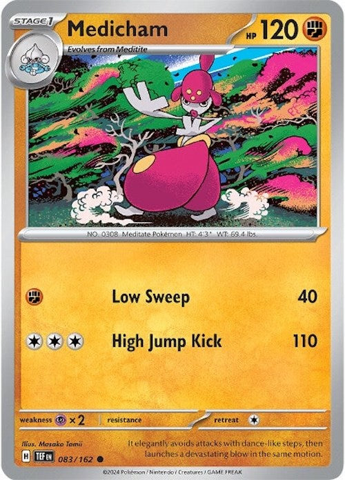 Medicham (083/162) [Scarlet & Violet: Temporal Forces] Reverse Holofoil