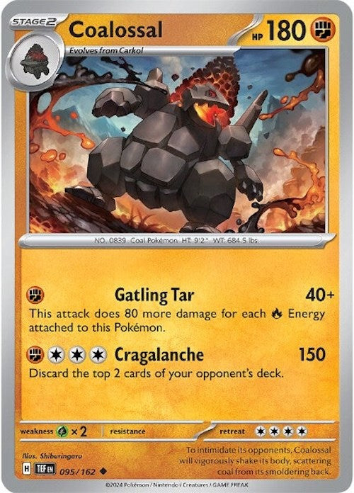 Coalossal (095/162) [Scarlet & Violet: Temporal Forces] Reverse Holofoil