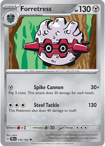 Forretress (110/162) [Scarlet & Violet: Temporal Forces] Reverse Holofoil