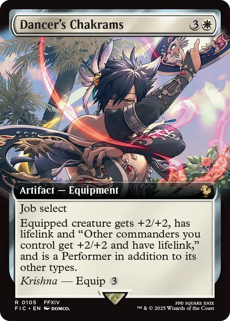 Dancer's Chakrams (Extended Art) [FINAL FANTASY Commander] Foil