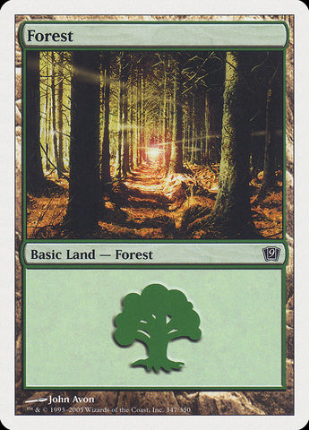 Forest (347) [Ninth Edition] Foil