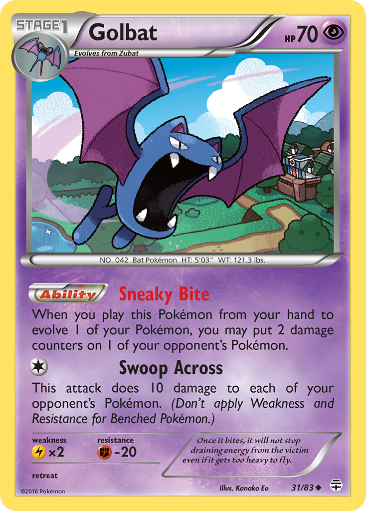Golbat (31/83) [XY: Generations] Reverse Holofoil