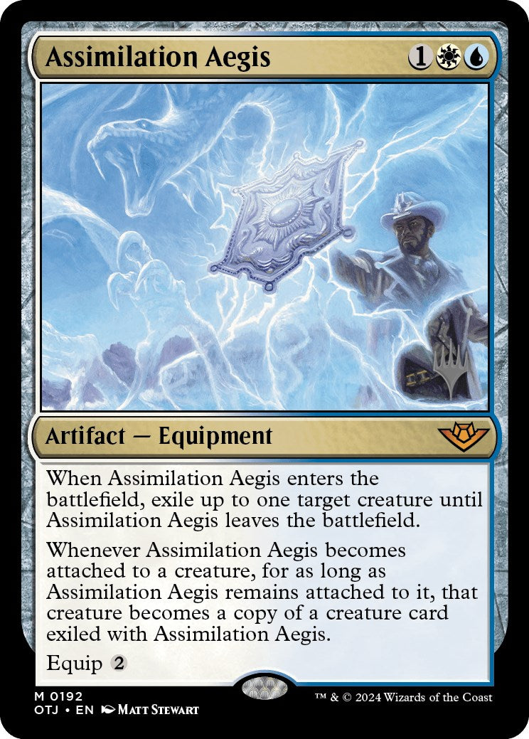 Assimilation Aegis (Promo Pack) [Outlaws of Thunder Junction Promos] Foil