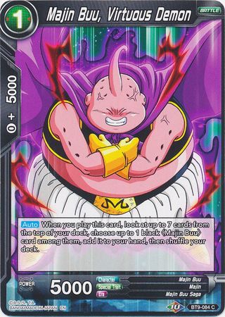 Majin Buu, Virtuous Demon (BT9-084) [Universal Onslaught] Parallel Foil
