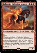 Calamity, Galloping Inferno (Promo Pack) [Outlaws of Thunder Junction Promos] Foil
