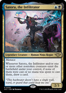 Satoru, the Infiltrator (Promo Pack) [Outlaws of Thunder Junction Promos] Foil