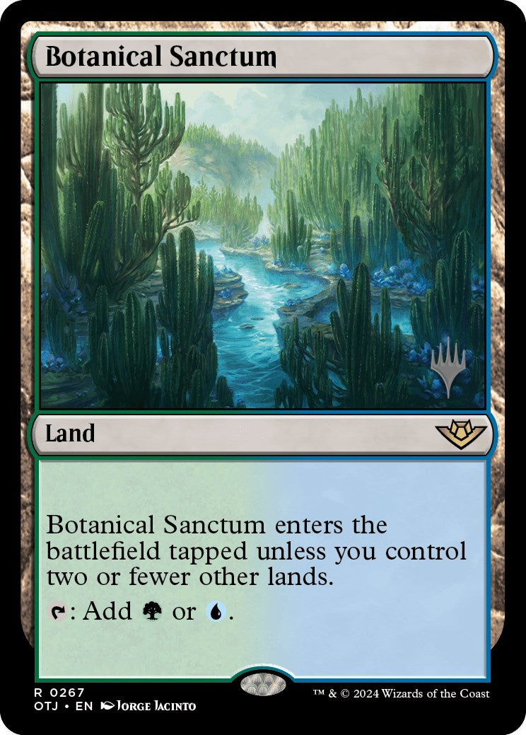 Botanical Sanctum (Promo Pack) [Outlaws of Thunder Junction Promos] Foil