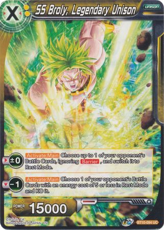 SS Broly, Legendary Unison (BT10-094) [Rise of the Unison Warrior] Parallel Foil