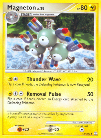 Magneton (43/100) [Diamond & Pearl: Stormfront] Reverse Holofoil