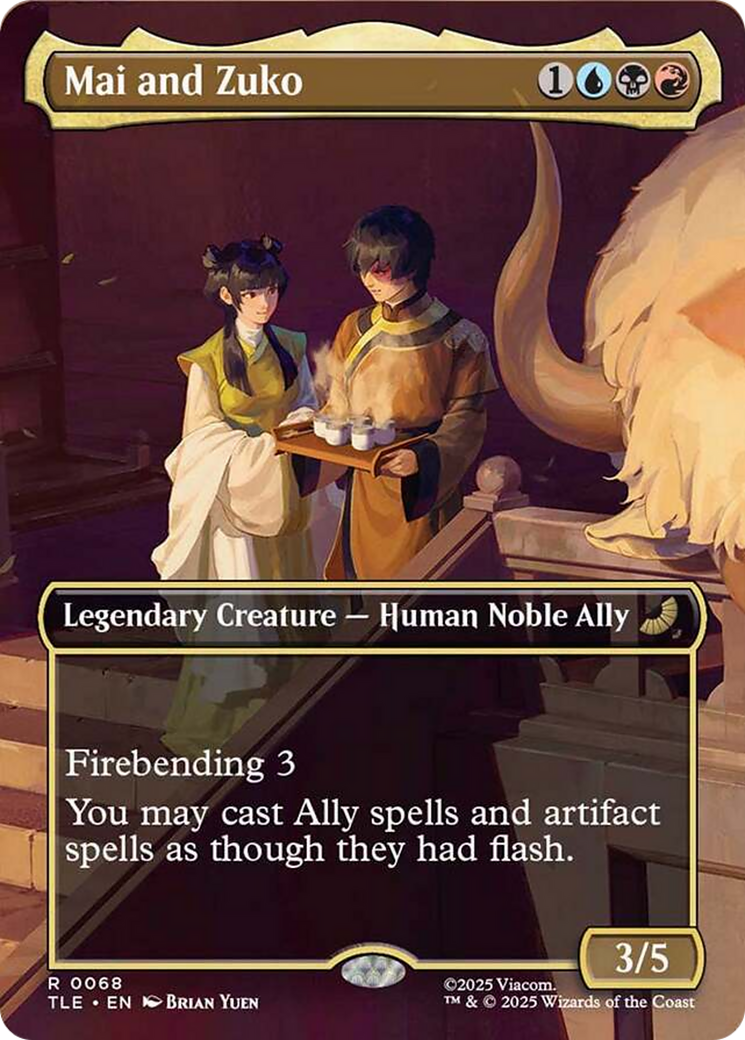 Mai and Zuko (Borderless) [Avatar: The Last Airbender: Eternal-Legal] Foil