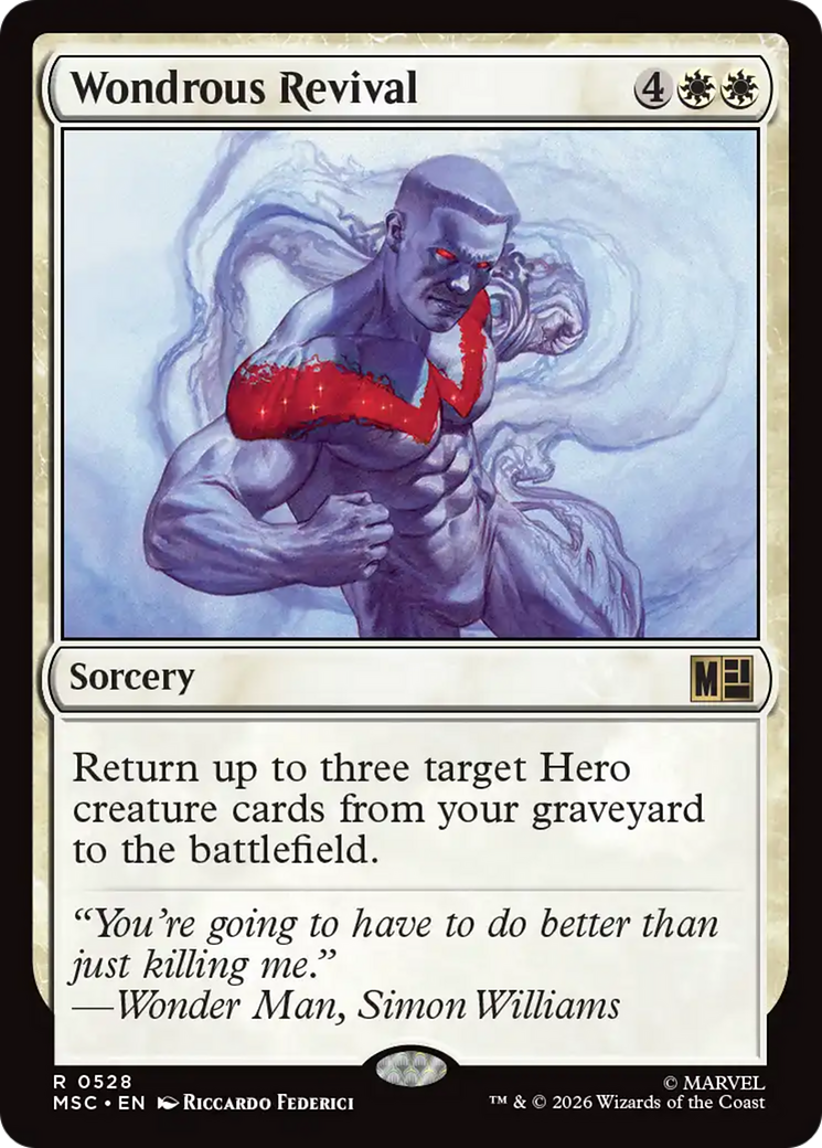 Wondrous Revival [Marvel Super Heroes Commander] Foil