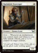 Optimistic Scavenger (0021) [Duskmourn: House of Horror] Foil