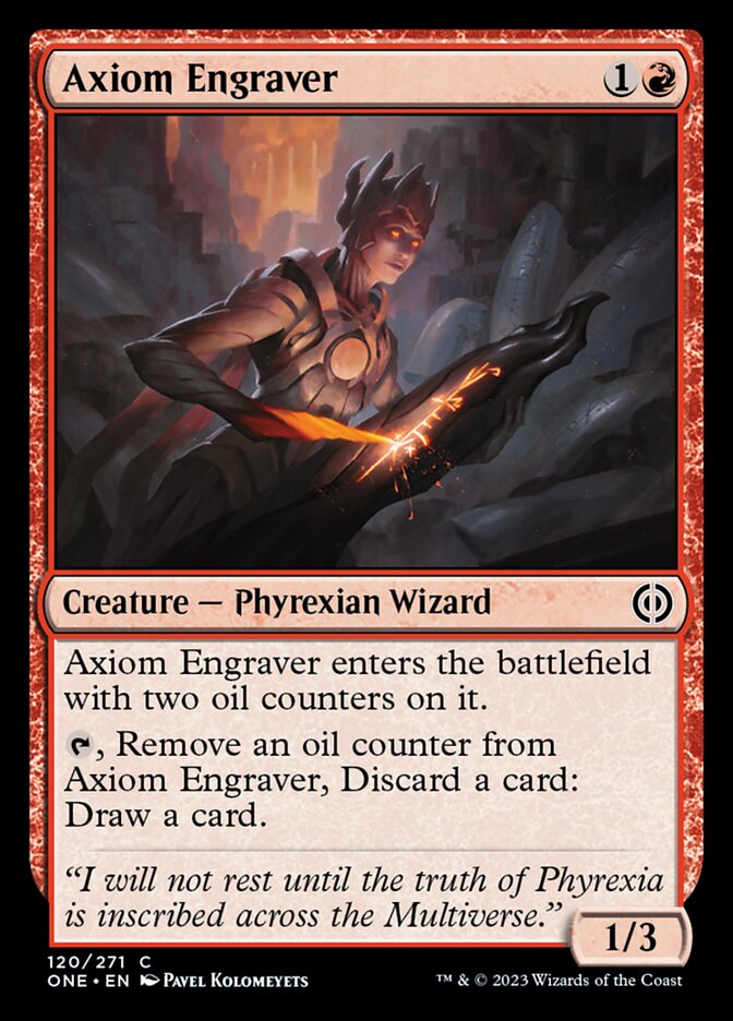 Axiom Engraver [Phyrexia: All Will Be One] Foil