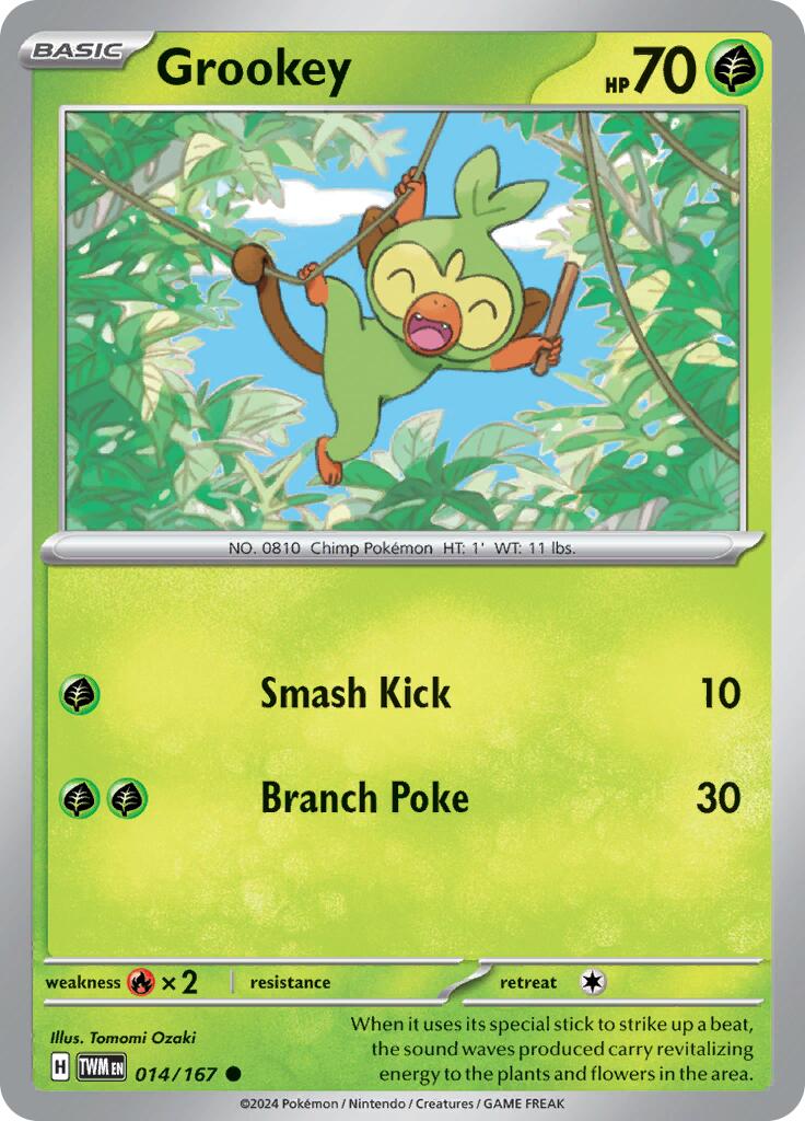 Grookey (014/167) [Scarlet & Violet: Twilight Masquerade] Reverse Holofoil