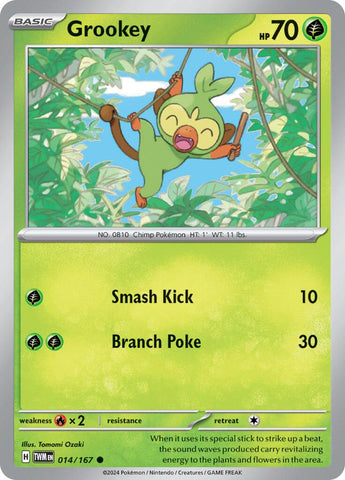 Grookey (014/167) [Scarlet & Violet: Twilight Masquerade] Reverse Holofoil