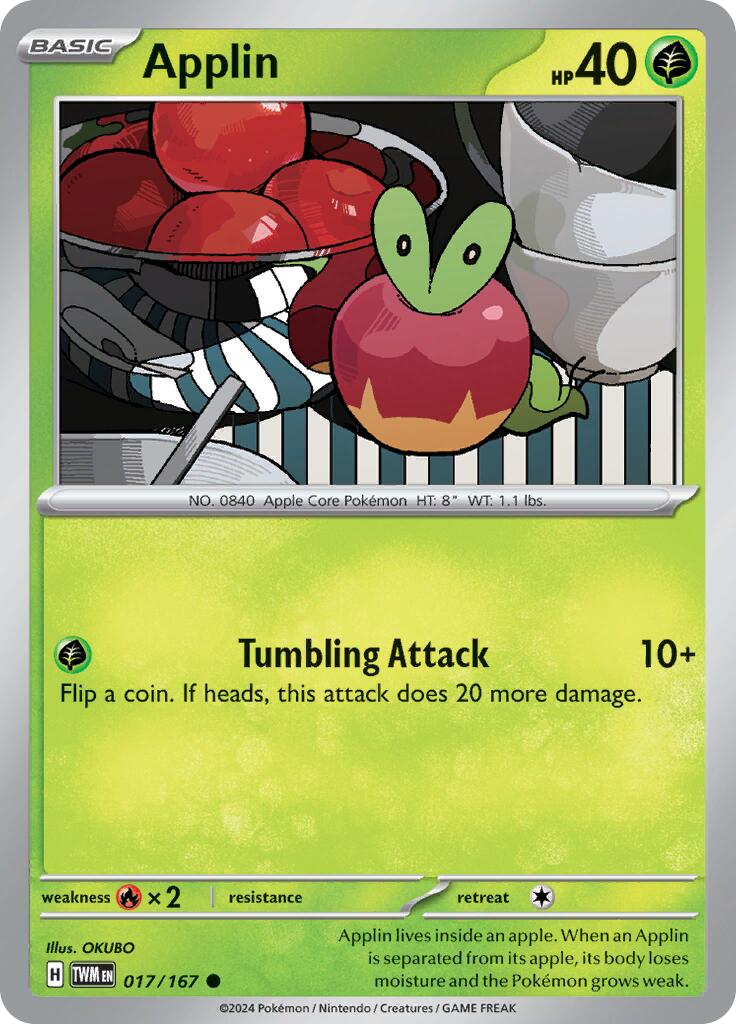 Applin (017/167) [Scarlet & Violet: Twilight Masquerade] Reverse Holofoil