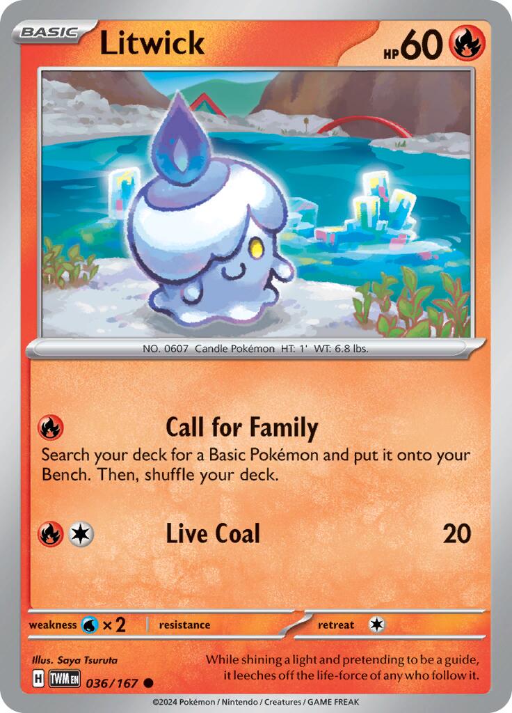 Litwick (036/167) [Scarlet & Violet: Twilight Masquerade] Reverse Holofoil