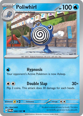 Poliwhirl (042/167) [Scarlet & Violet: Twilight Masquerade] Reverse Holofoil