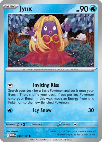 Jynx (046/167) [Scarlet & Violet: Twilight Masquerade] Reverse Holofoil