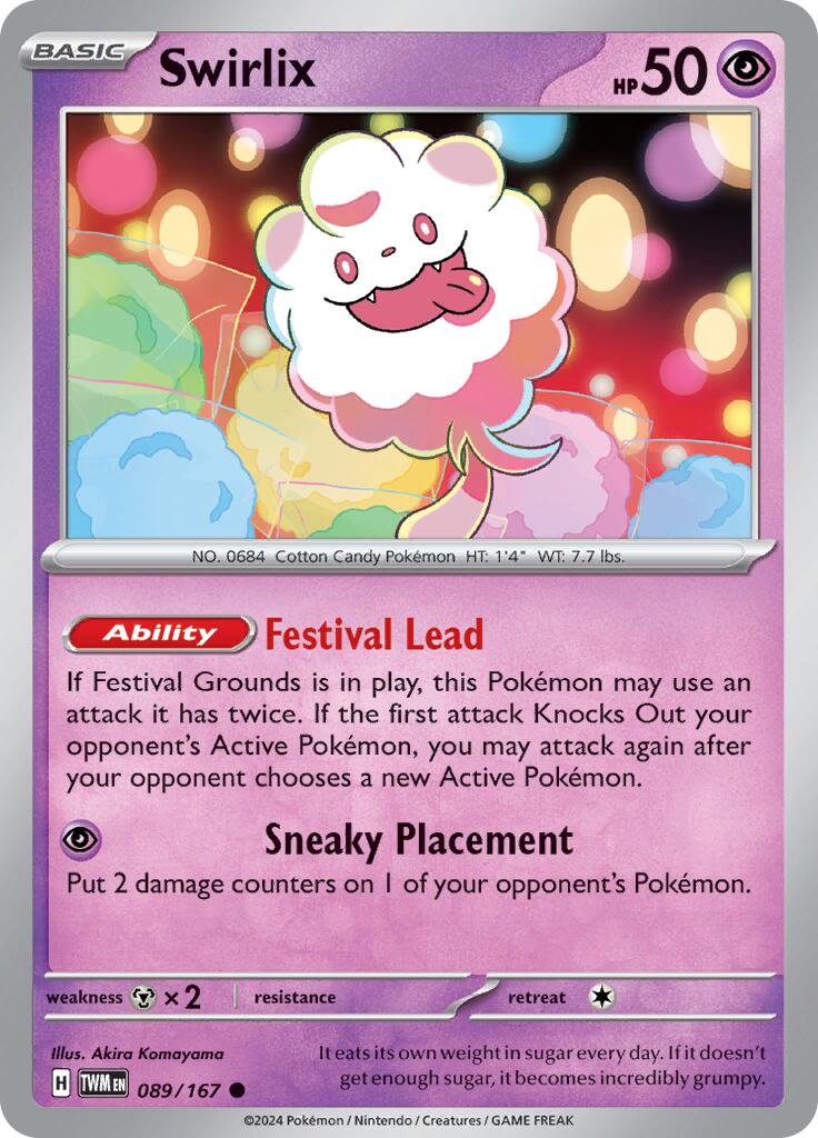 Swirlix (089/167) [Scarlet & Violet: Twilight Masquerade] Reverse Holofoil