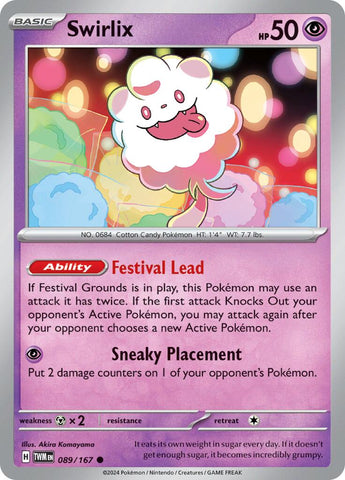 Swirlix (089/167) [Scarlet & Violet: Twilight Masquerade] Reverse Holofoil