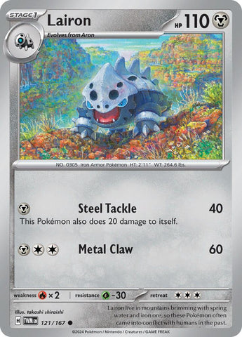 Lairon (121/167) [Scarlet & Violet: Twilight Masquerade] Reverse Holofoil