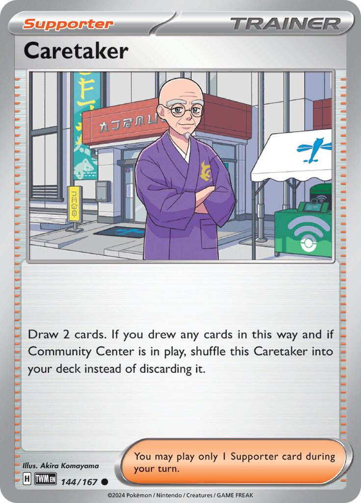Caretaker (144/167) [Scarlet & Violet: Twilight Masquerade] Reverse Holofoil