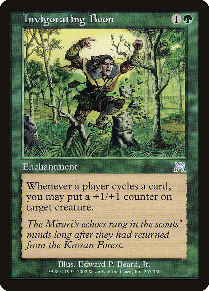 Invigorating Boon [Onslaught] Foil