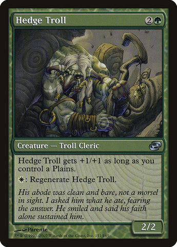 Hedge Troll [Planar Chaos] Foil