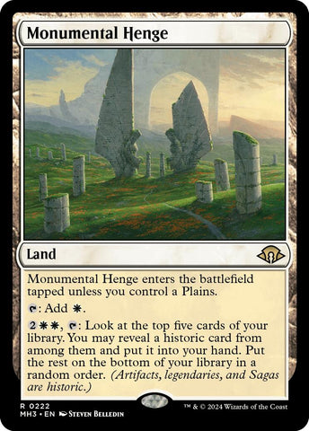 Monumental Henge [Modern Horizons 3] Foil
