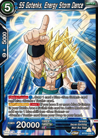 SS Gotenks, Energy Storm Dance (BT25-059) [Legend of the Dragon Balls] Parallel Foil