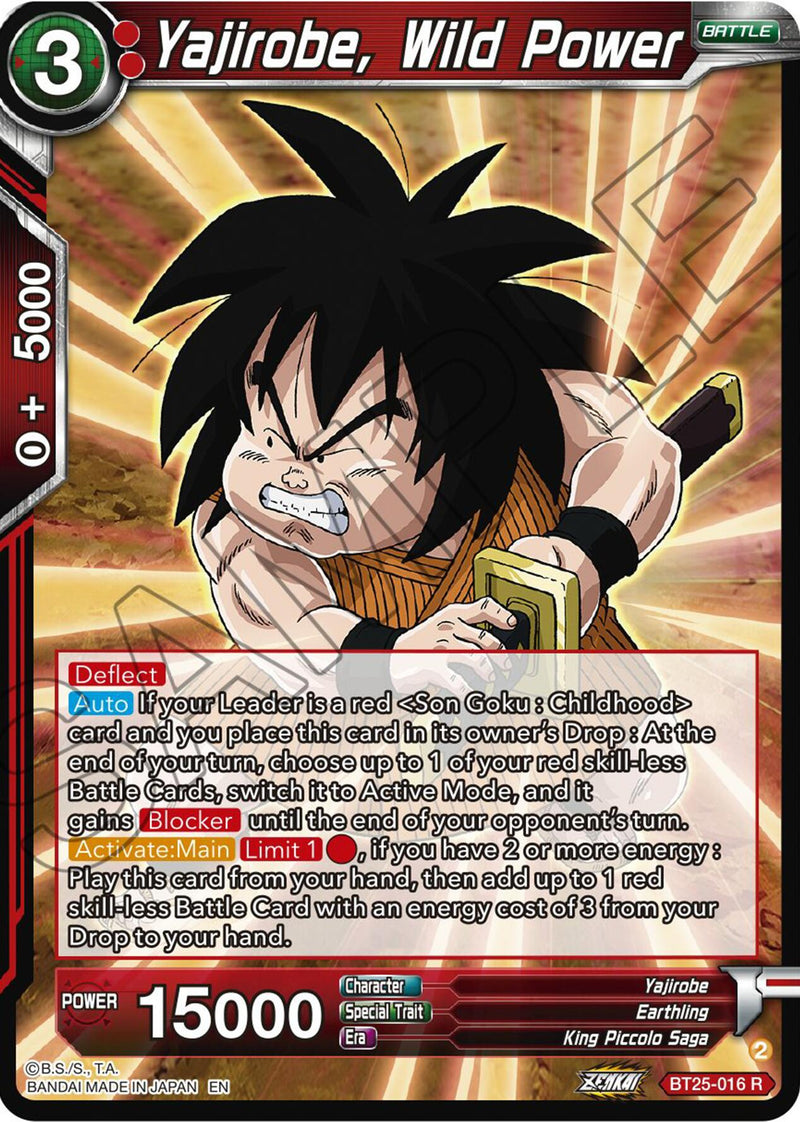Yajirobe, Wild Power (BT25-016) [Legend of the Dragon Balls] Parallel Foil