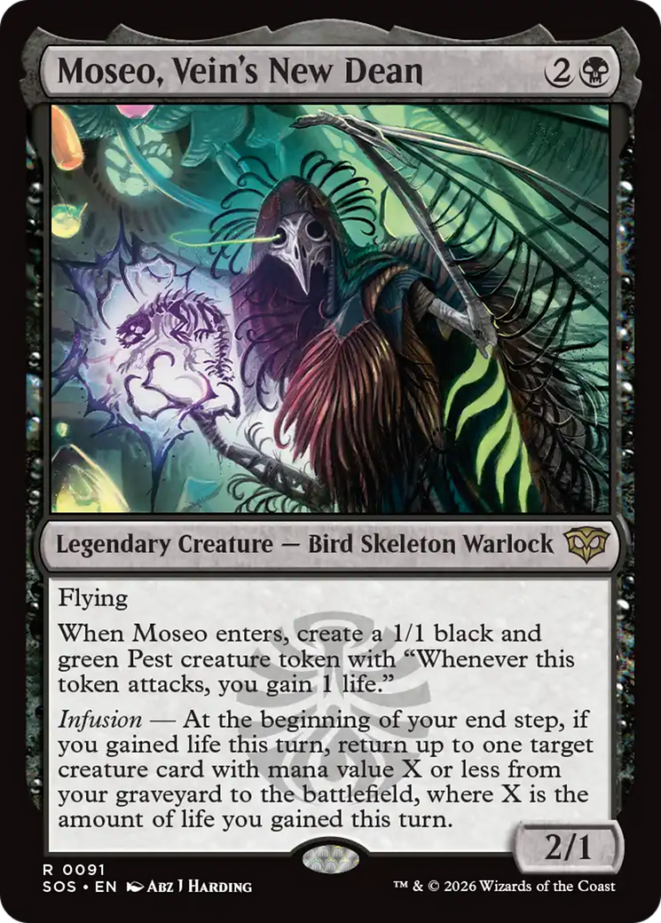 Moseo, Vein's New Dean [Secrets of Strixhaven] Foil