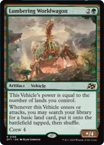 Lumbering Worldwagon [Aetherdrift] Foil