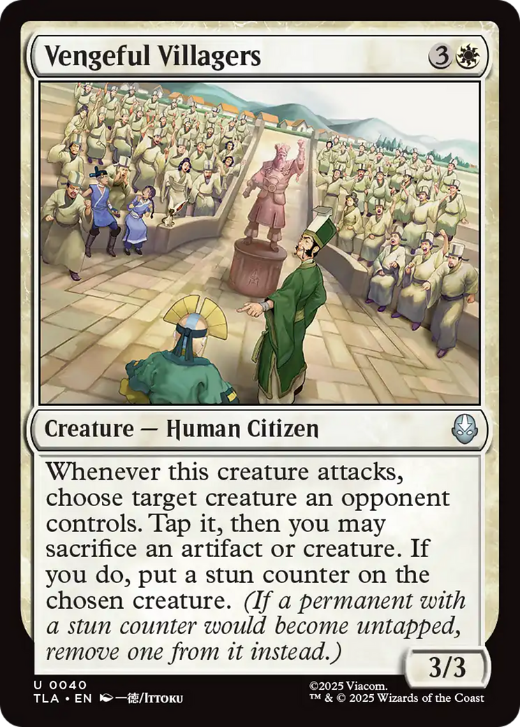 Vengeful Villagers [Avatar: The Last Airbender] Foil