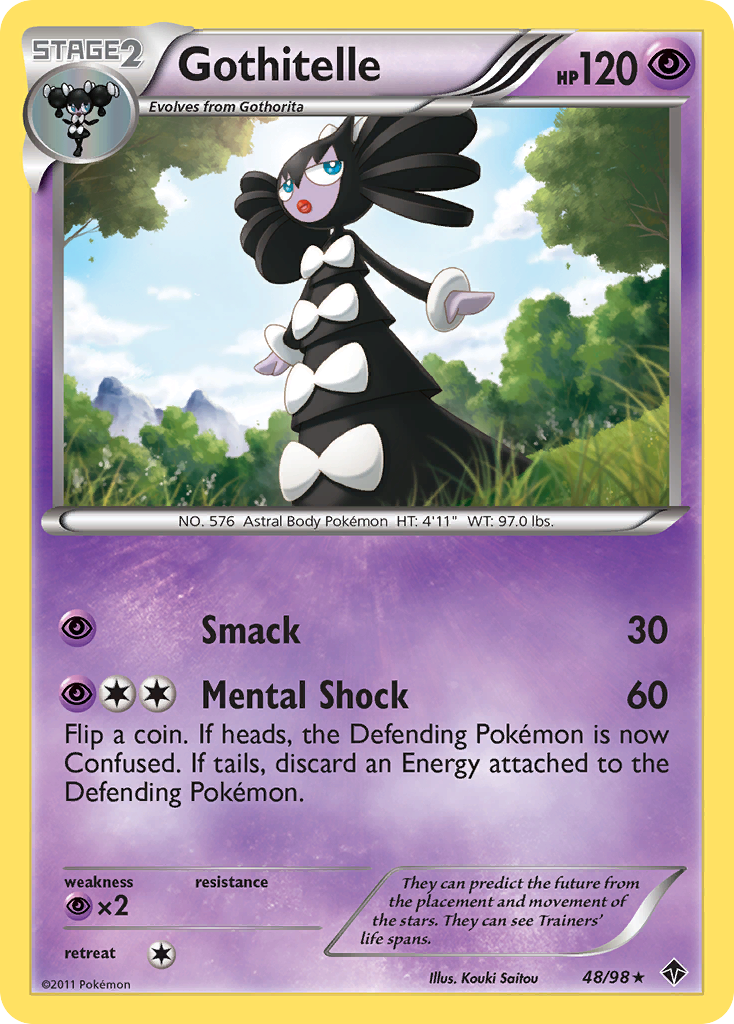 Gothitelle (48/98) [Black & White: Emerging Powers] Reverse Holofoil