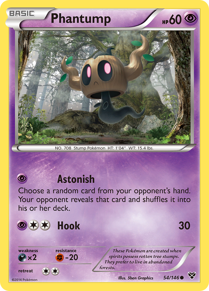 Phantump (54/146) [XY: Base Set] Reverse Holofoil