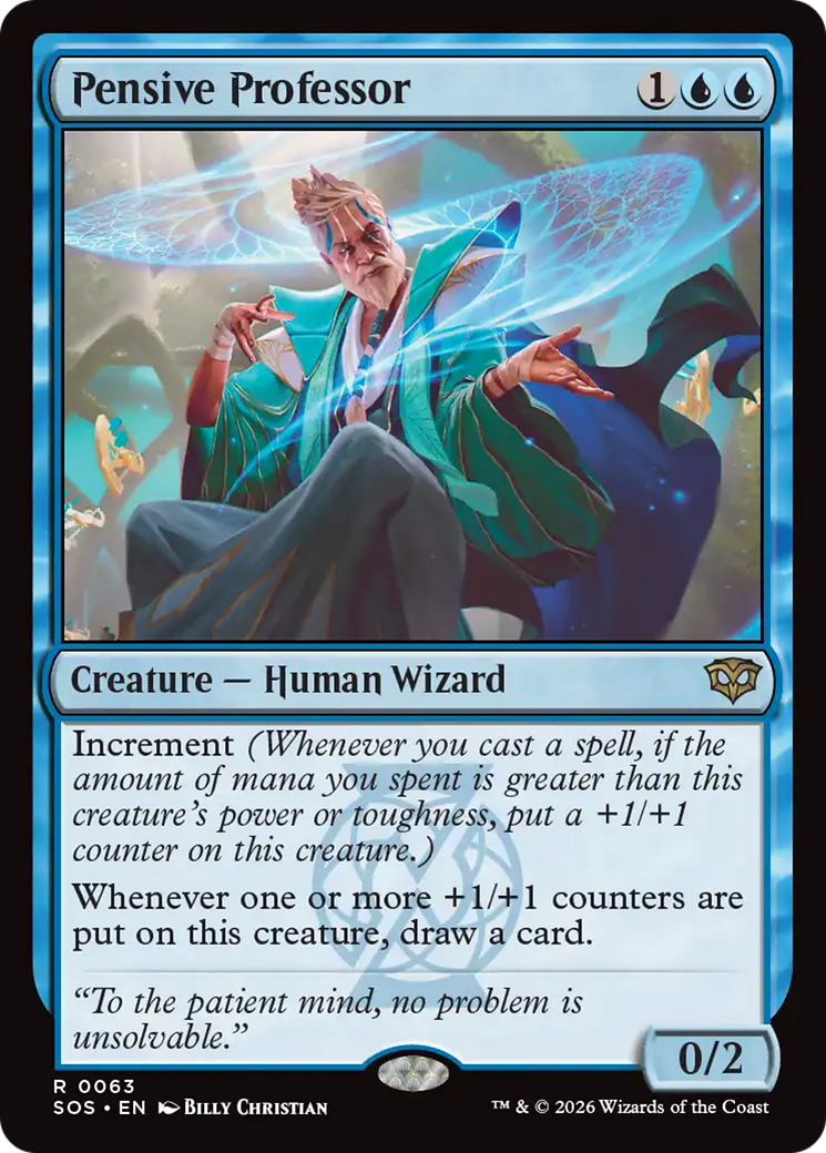 Pensive Professor [Secrets of Strixhaven] Foil