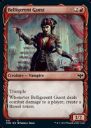 Belligerent Guest (Showcase Fang Frame) [Innistrad: Crimson Vow] Foil