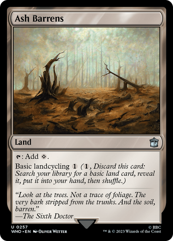Ash Barrens [Doctor Who] Foil