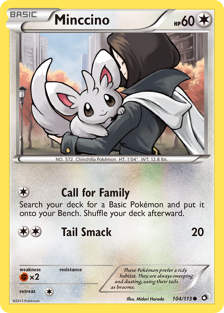 Minccino (104/113) [Black & White: Legendary Treasures] Reverse Holofoil