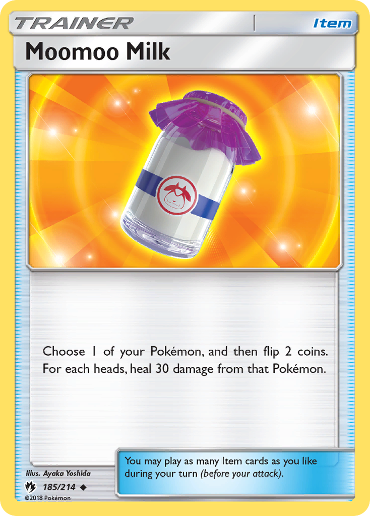 Moomoo Milk (185/214) [Sun & Moon: Lost Thunder] Reverse Holofoil