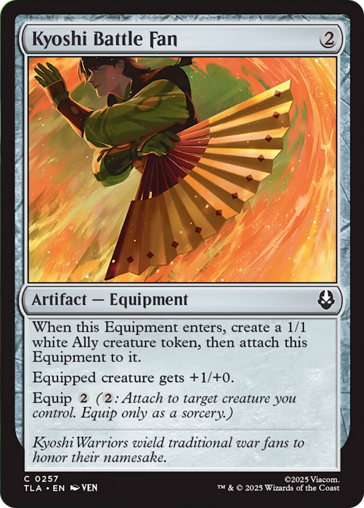 Kyoshi Battle Fan [Avatar: The Last Airbender] Foil