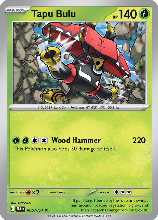 Tapu Bulu (006/064) [Scarlet & Violet: Shrouded Fable] Reverse Holofoil