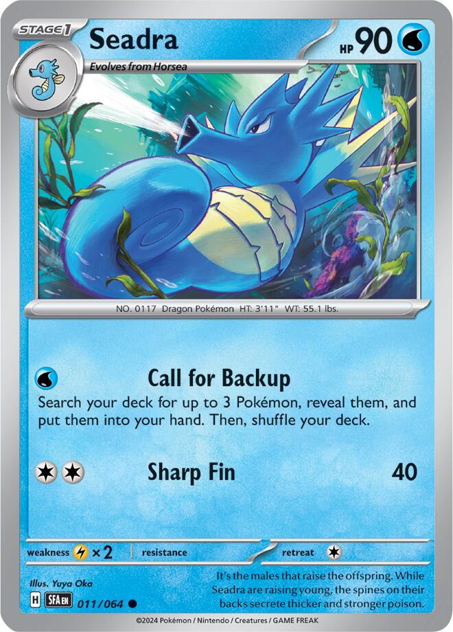 Seadra (011/064) [Scarlet & Violet: Shrouded Fable] Reverse Holofoil