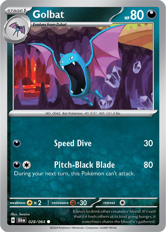 Golbat (028/064) [Scarlet & Violet: Shrouded Fable] Reverse Holofoil