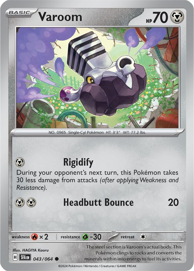 Varoom (043/064) [Scarlet & Violet: Shrouded Fable] Reverse Holofoil