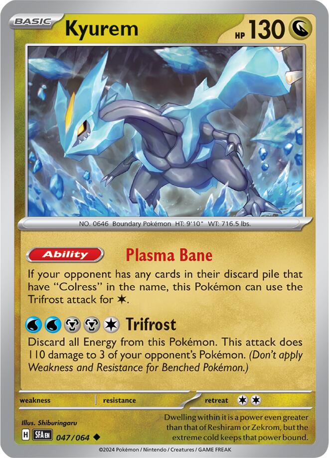 Kyurem (047/064) [Scarlet & Violet: Shrouded Fable] Reverse Holofoil